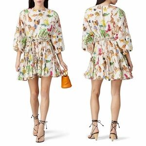 USED RHODE Ella Dress, Safari / Animal Print / RARE / Print M